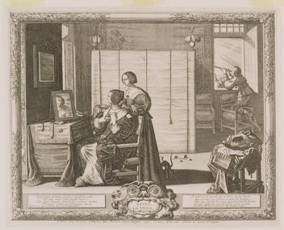 Sight, engraved by the artist by Abraham Bosse